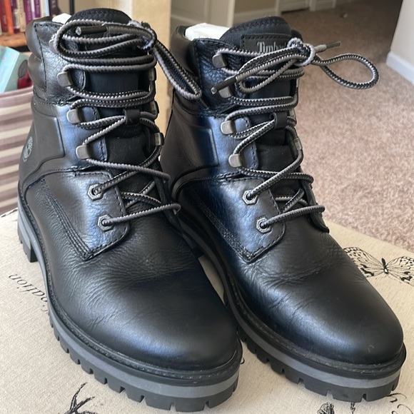 Timberland Courmayeur Valley Mid Boot Black - Picture 2 of 9